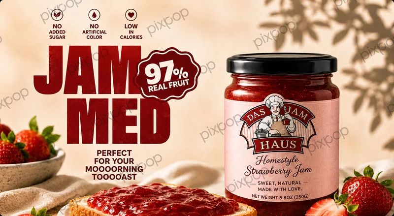 Das Jam Haus vintage botanical jam labels
