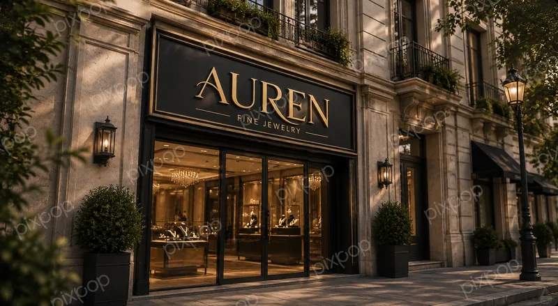Auren Fine Jewelry burgundy luxury packaging