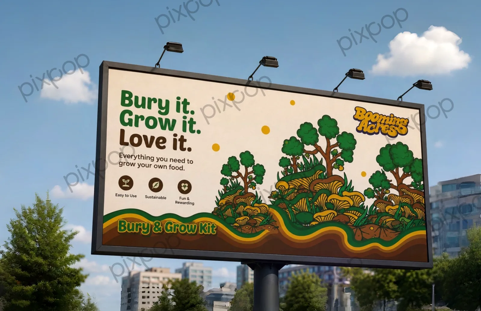 Blooming Acres design work