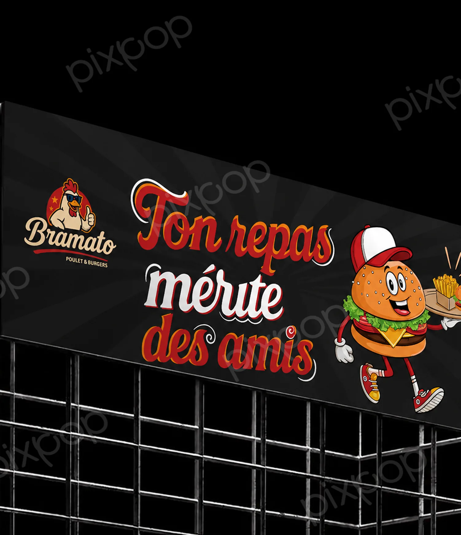 Bramato Burgers design work