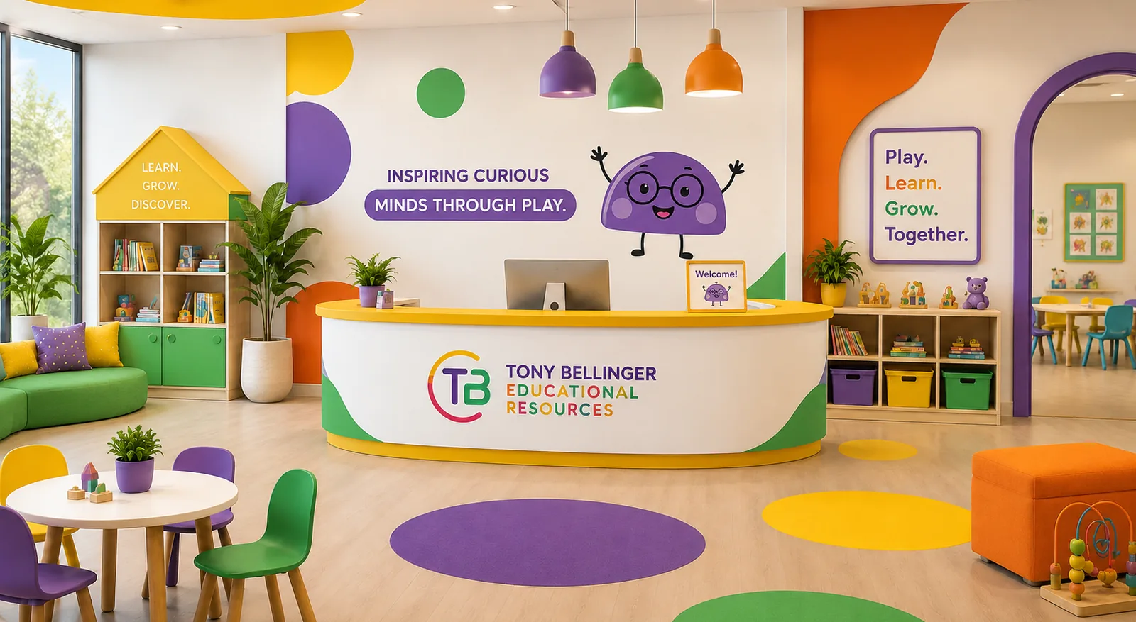 Tony Bellinger educational brand classroom graphics