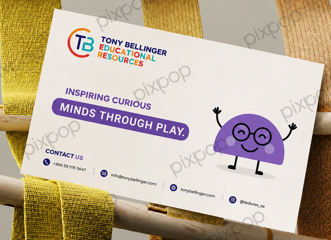 Tony Bellinger Educational Resources design work
