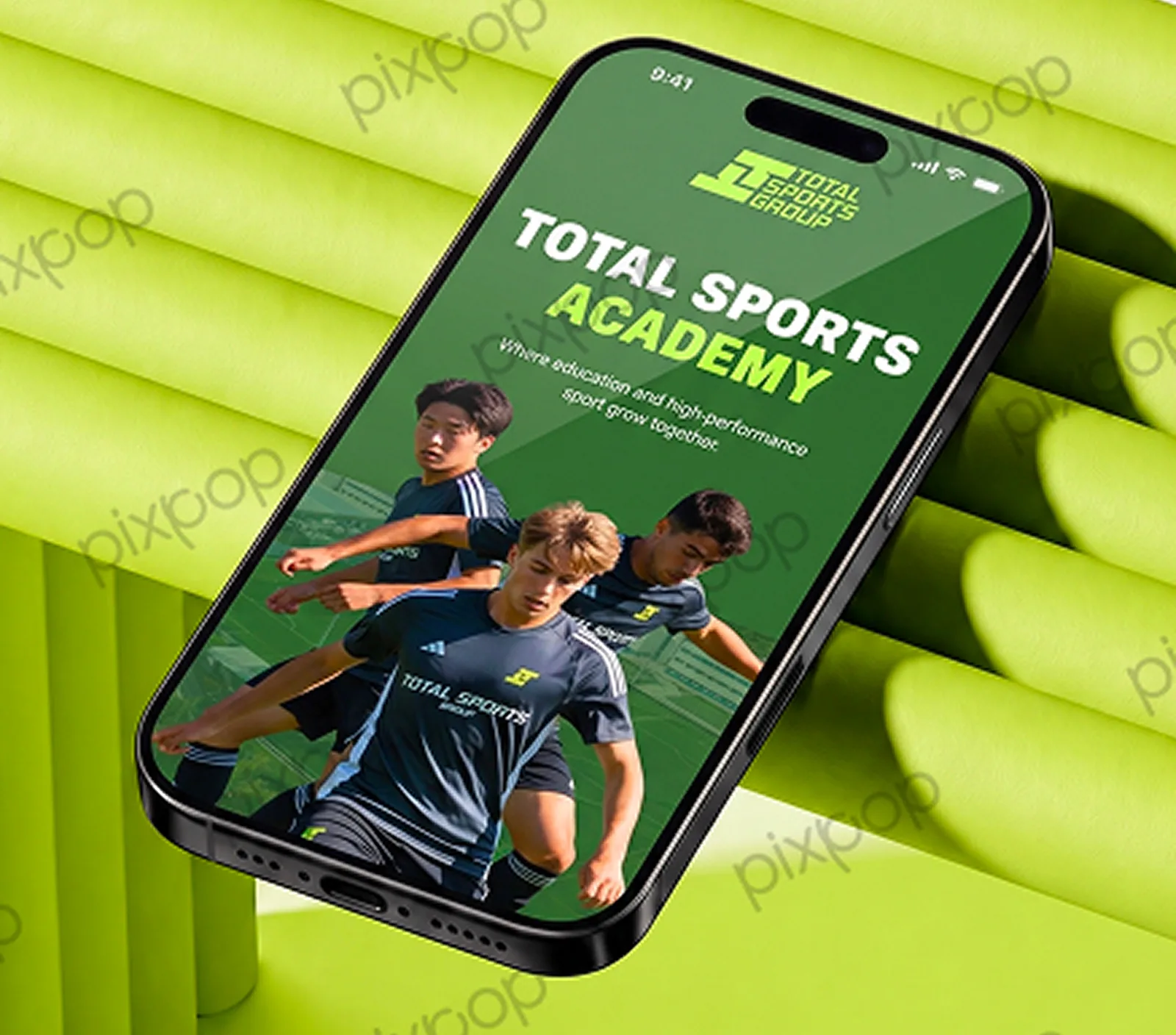Total Sports Group design work