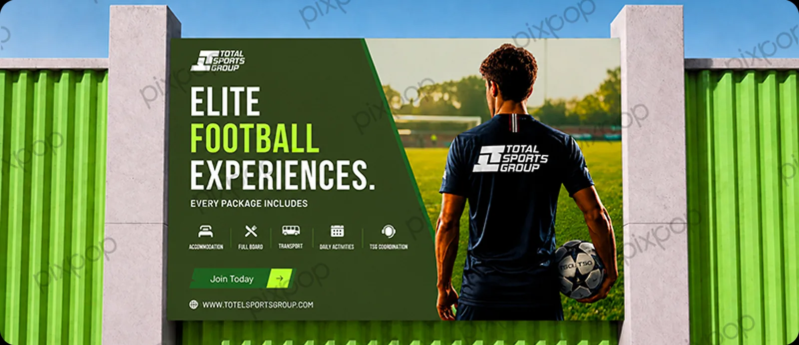 Total Sports Group design work
