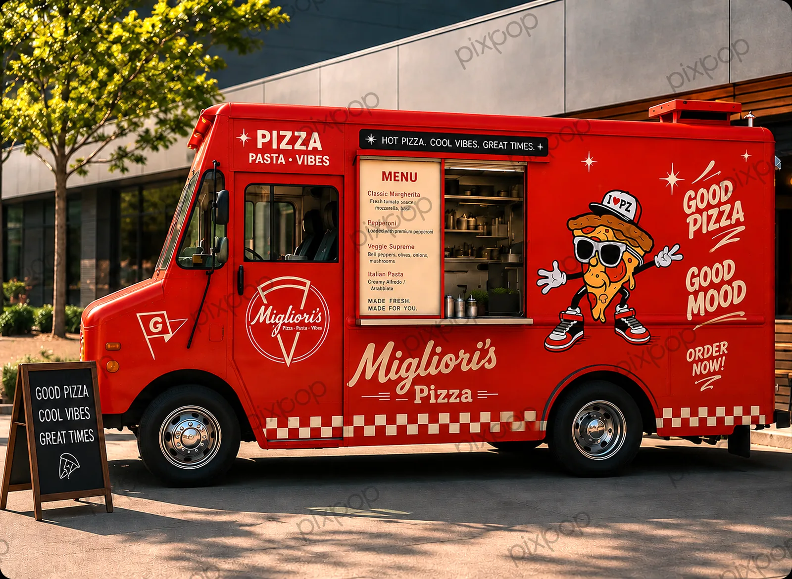 Migliori's Pizza design work
